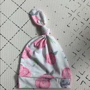 Copper & Pearl baby Top Knot Hat